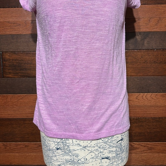 Active Life Lavender Short Sleeve Top - Picture 3 of 9